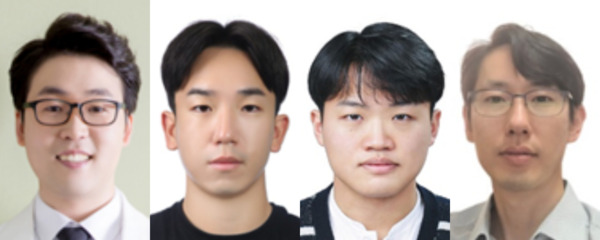 좌측부터 성균관대 강보석 교수, 한태웅 석사과정생, 김회민 박사과정생, 충남대 이재원 교수