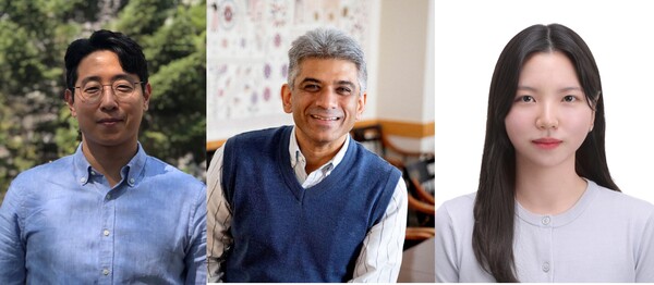 왼쪽부터) 고려대 보건정책관리학부 김진호 교수(교신저자), 하버드대 보건대학원 수브라마니안 교수(공동저자), 고려대 보건정책관리학부 권근영 석사과정(제1저자)