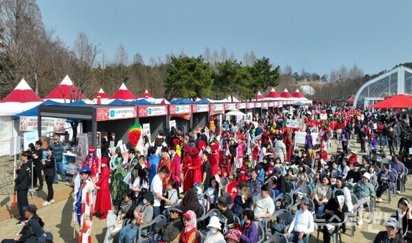 [포토] 2026 논산딸기축제 화려한 개막 | 뉴스티앤티