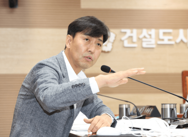 명노봉 아산시의원, 공동주택 안전 체계 전면 점검 당부
